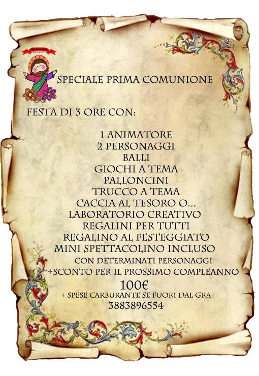 Speciale Prima Comunione