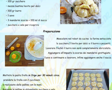 Cappuccetto Rosso in cucina con te- biscotti al mandarino